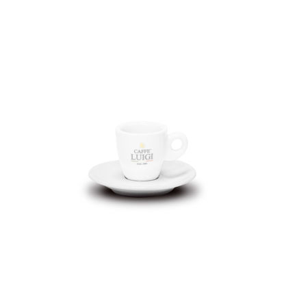 Picture of WHITE ESPRESSO SAUCER CAFFE' LUIGI