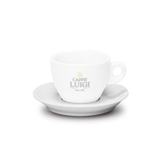 Picture of WHITE CAPPUCCINO SAUCER CAFFE' LUIGI