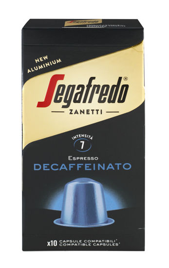 Εικόνα της ΚΑΨΟΥΛΕΣ DECAFFEINATO SEGA 10τεμ χ 5.1g ΚΑΦΕΣ NESPR COMP ALUM